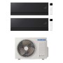 Climatizzatore Samsung WindFree Première Soapstone Charcoal wifi dual split 9000 + 9000 btu inverter A+++ in R32 AJ050TXJ2KG 