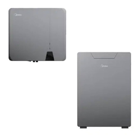 Kit Fotovoltaico da 5 kW Composto da Inverter Ibrido MIDEA MHELIOS FLEX-A EA-S5K 5 KW e Pacco Batteria da 5kWh