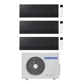Climatizzatore Samsung WindFree Première Soapstone Charcoal wifi trial split 7000+9000+9000 btu inverter A++ R32 AJ068TXJ3KG