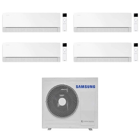 Climatizzatore Samsung WindFree Première Essential White wifi quadri split 7+18+18+18 btu inverter A++ R32 AJ100TXJ5KG/EU 
