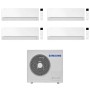 Climatizzatore Samsung WindFree Première Essential White wifi quadri split 7+18+18+18 btu inverter A++ R32 AJ100TXJ5KG/EU 