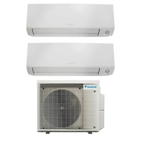 Condizionatore dual split Daikin Perfera all seasons 5000+12000 btu WiFi inverter A+++ gas R32 2MXM68A 