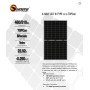 Impianto Kit fotovoltaico Goodwe Inverter ibrido 6kw e 2 batteria di accumulo da 5kw e 12 Pannelli fotovoltaici Sunerg da 510w 