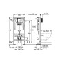 Trituratore Sanitrit Saniwall PRO UP SWPROUP per WC sospeso, lavabo, bidet o doccia da 400 W