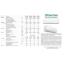 Climatizzatore Hi Comfort Hisense da 9000 btu inverter CF25YR4BG in A++ WiFi