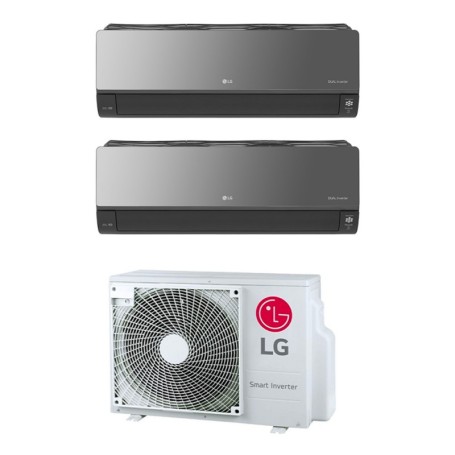 Climatizzatore LG Artcool Uv nano wifi dual split 9000+12000 btu inverter con R32 MU2R15 in A+++