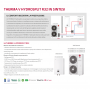 Pompa di calore LG Therma V Split Hydrosplit R-32 da 12 Kw trifase