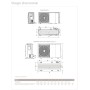 Pompa di calore Baxi Auriga 10M-A monoblocco inverter monofase da 10 kW in R32