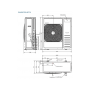 Condizionatore inverter Hisense New Comfort Penta Split 7000+7000+7000+7000+12000 btu R32 5AMW125U4RTA A++