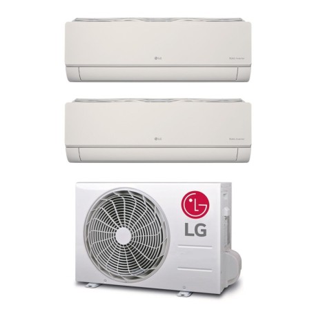 Climatizzatore LG Artcool color wifi dual split 9000+9000 btu inverter con R32 MU2R17 in A+++