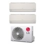 Climatizzatore LG Artcool color wifi dual split 9000+9000 btu inverter con R32 MU2R17 in A+++