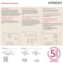 Climatizzatore Hitachi Performance FrostWash 12000 btu con inverter R32 in A++